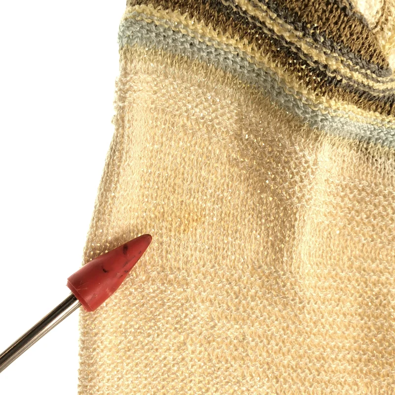 MISSONI / ミッソーニ | コットン リネン混 マルチボーダー ニットカーディガン | 1 | メンズ