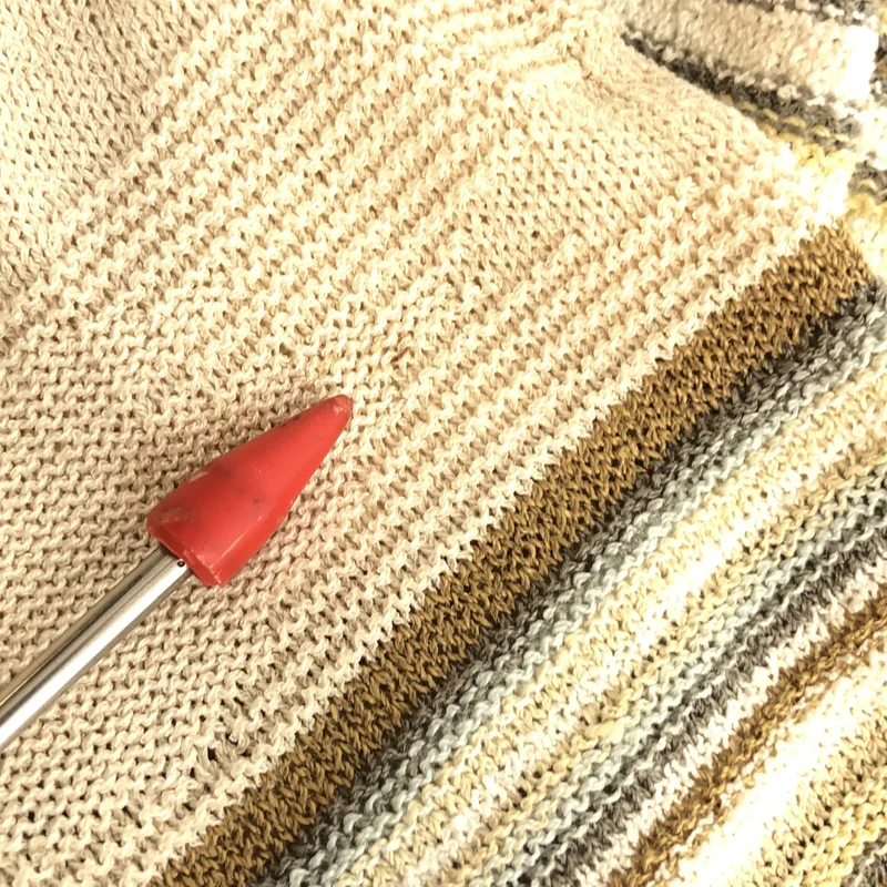 MISSONI / ミッソーニ | コットン リネン混 マルチボーダー ニットカーディガン | 1 | メンズ