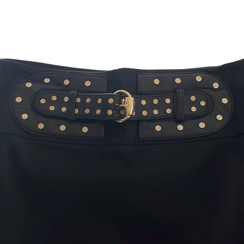 GUCCI / グッチ | フロント バックル スカート 169216 Z0010 | 44 | レディース