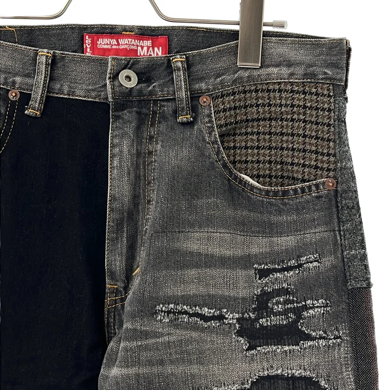 JUNYAWATANABE COMMEdesGARCONS MAN / ジュンヤワタナベマン | 2020AW | × Levi's / 503 再構築 パッチワーク ストレートデニムパンツ | XS | メンズ