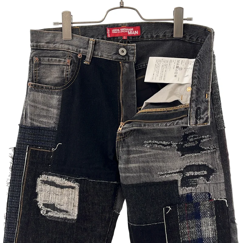 JUNYAWATANABE COMMEdesGARCONS MAN / ジュンヤワタナベマン | 2020AW | × Levi's / 503 再構築 パッチワーク ストレートデニムパンツ | XS | メンズ