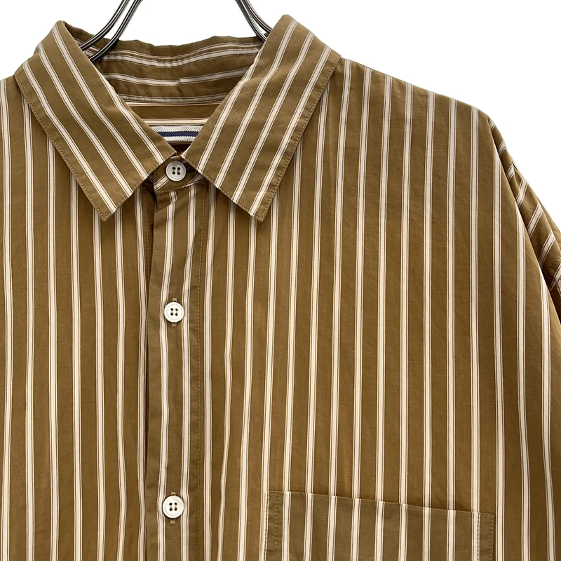 Cristaseya / クリスタセヤ | 2021AW | コットン ストライプ オーバーサイズシャツ | XL | メンズ
