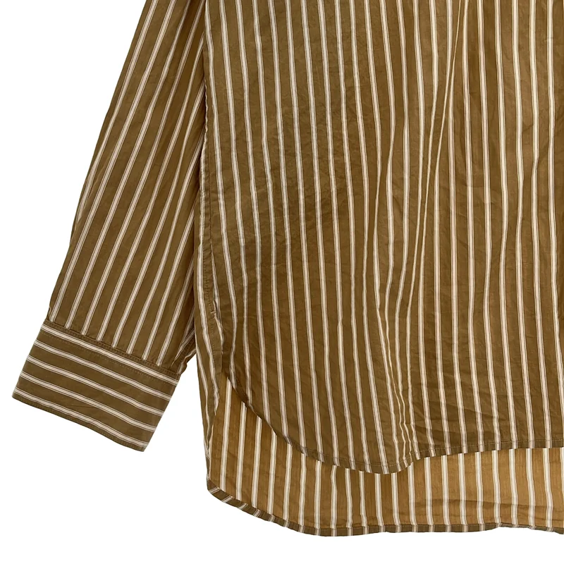 Cristaseya / クリスタセヤ | 2021AW | コットン ストライプ オーバーサイズシャツ | XL | メンズ