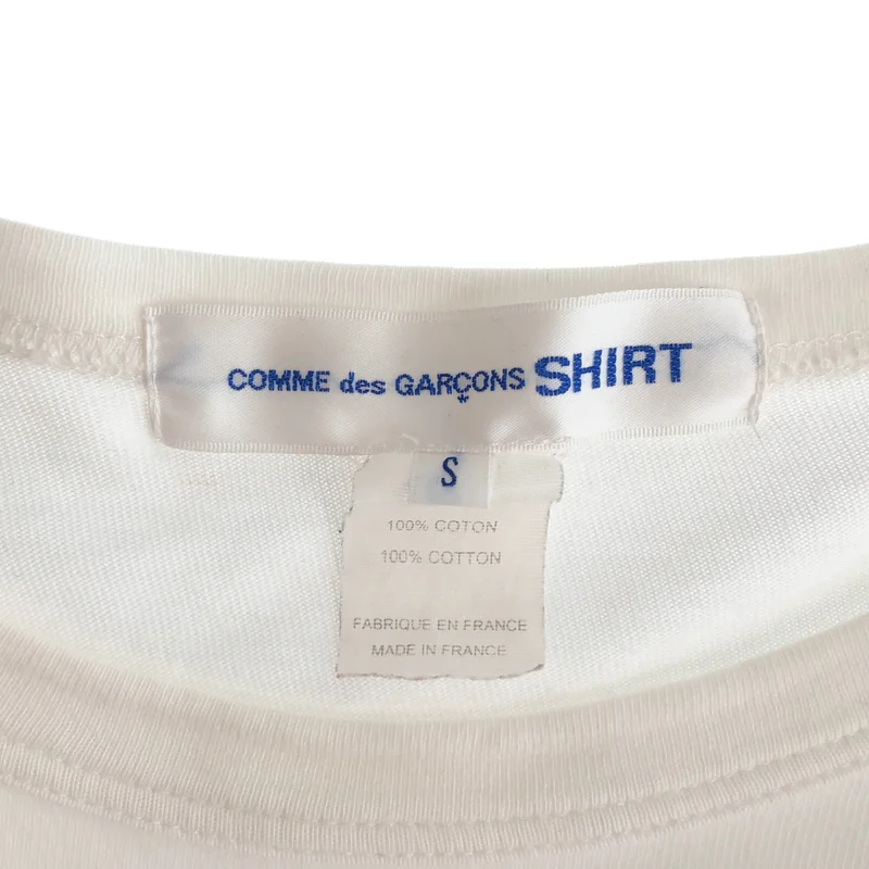 COMME des GARCONS SHIRT / コムデギャルソンシャツ | 2013AW | ドットシャツ ドッキング ロングスリーブTシャツ | S | レディース