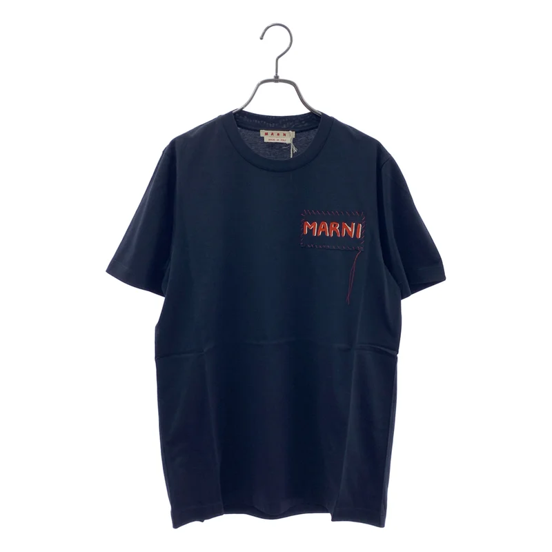 MARNI / マルニ | オーガニックコットン ロゴパッチ Tシャツ | 46 | メンズ