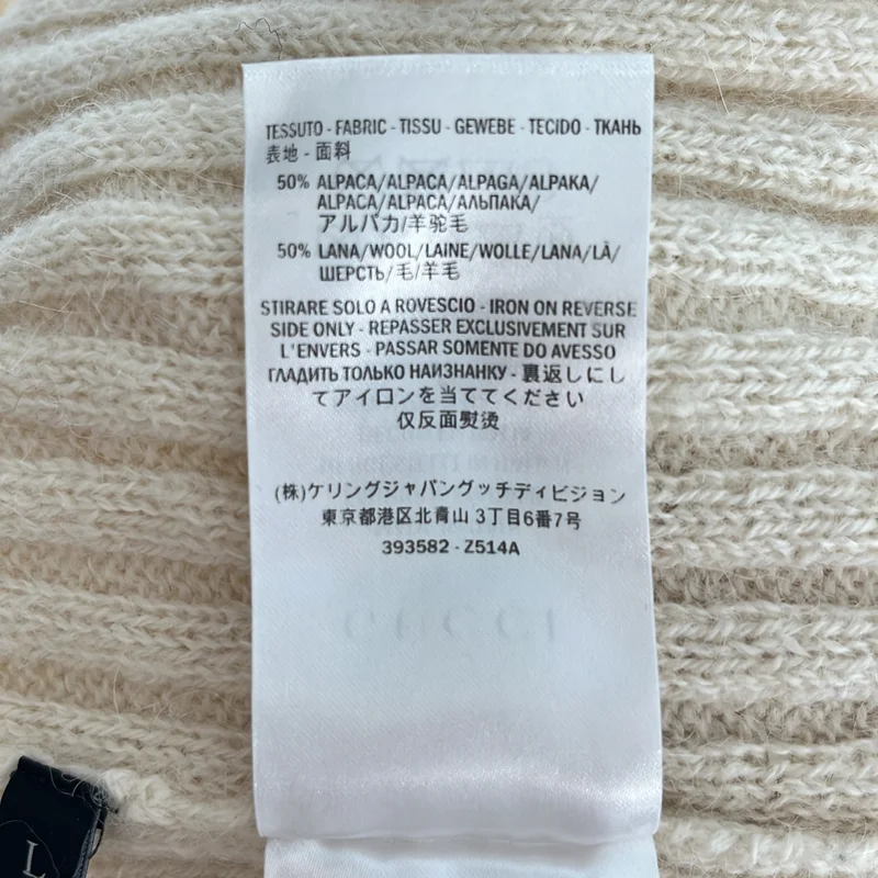 GUCCI / グッチ | アルパカ混 タートルネックニット | L | レディース