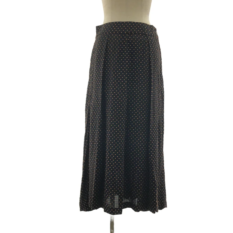 HaaT ISSEY MIYAKE / ハートイッセイミヤケ | 変形 ドット バックリボン スカート / 裏地付き | 2 | レディース