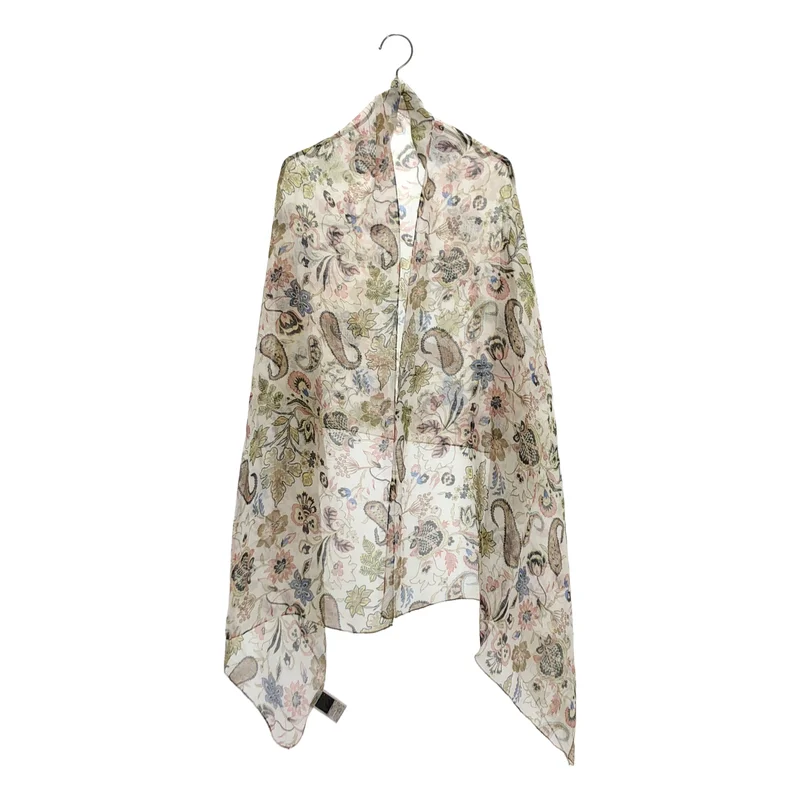 ETRO / エトロ | リネン シルク フラワープリント スカーフ |
