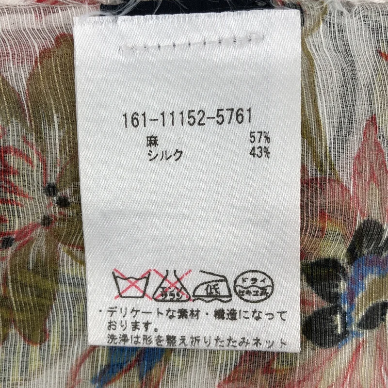 ETRO / エトロ | リネン シルク フラワープリント スカーフ |