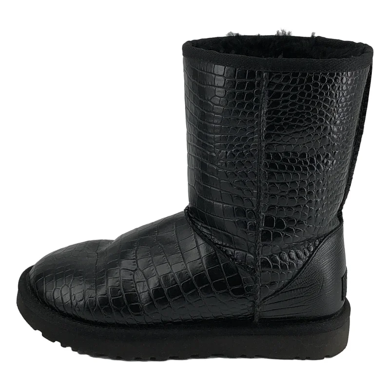 UGG / アグ | クロコ型押し ムートンブーツ | 23 | レディース