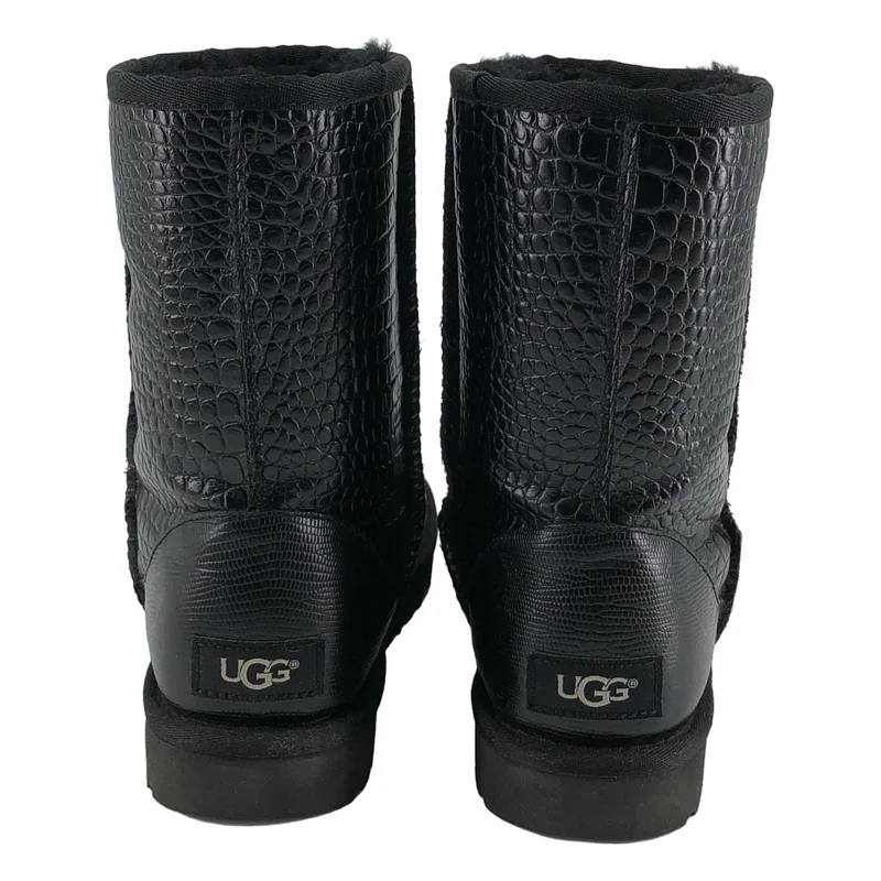 UGG / アグ | クロコ型押し ムートンブーツ | 23 | レディース