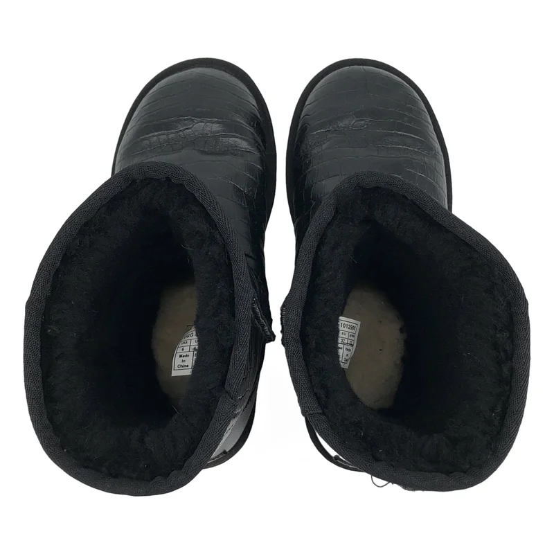 UGG / アグ | クロコ型押し ムートンブーツ | 23 | レディース