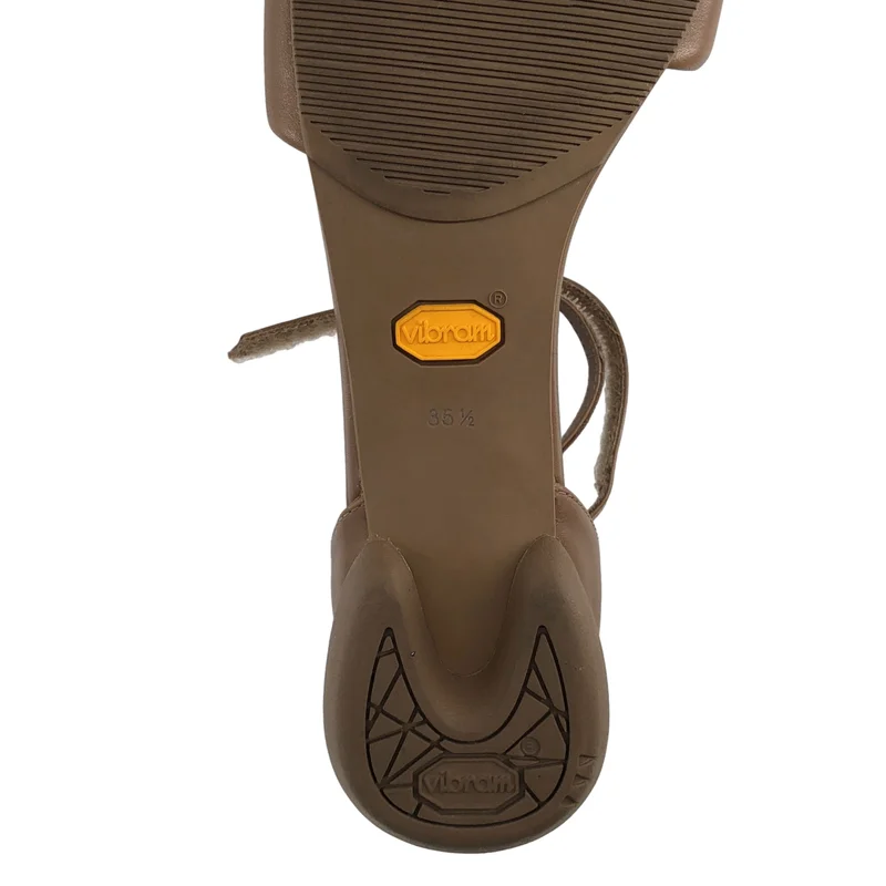 SHISEI / シーセイ | PADDED SANDALS フラット サンダル | 35 1/2 | レディース