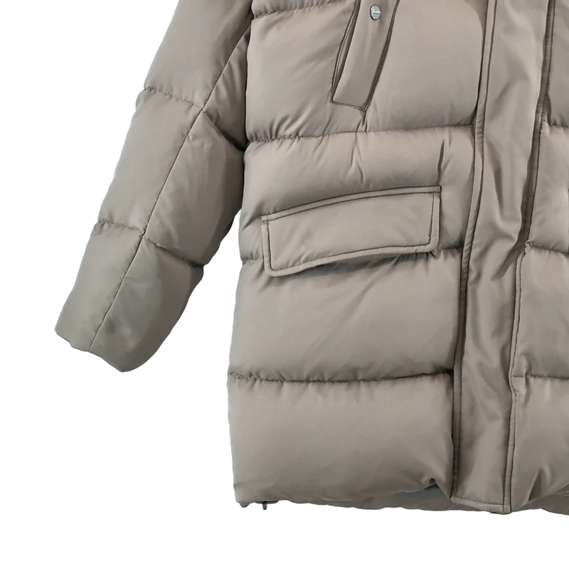 HERNO / ヘルノ | POLAR-TECH デタッチャブルフード スタンドカラー ダウンコート | 46 | メンズ