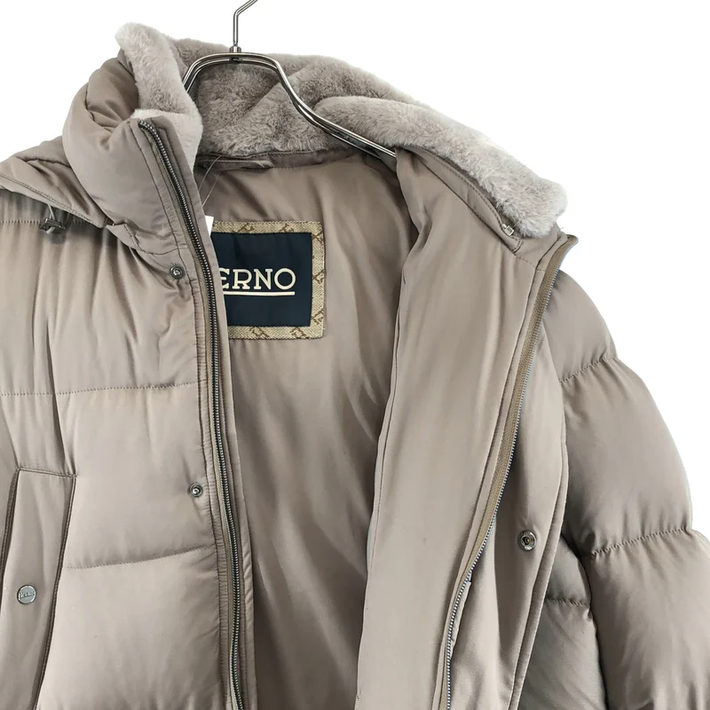 HERNO / ヘルノ | POLAR-TECH デタッチャブルフード スタンドカラー ダウンコート | 46 | メンズ