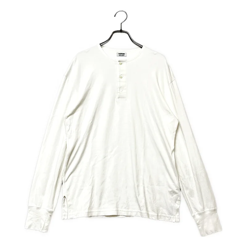 MAATEE&SONS / マーティー&サンズ | コットン ヘンリーネック カットソー | 1 | メンズ