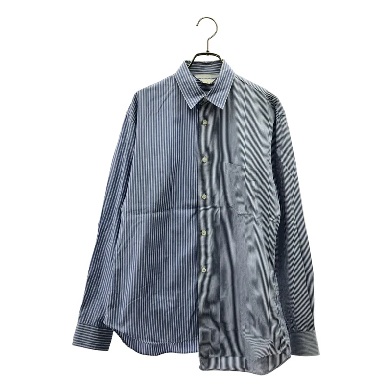 COMME des GARCONS SHIRT / コムデギャルソンシャツ | 2009SS | ストライプ 切替 アシンメトリー シャツ | S | メンズ
