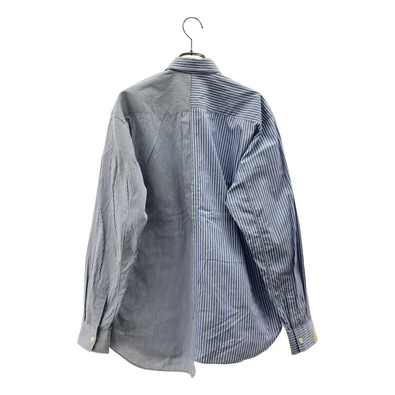 COMME des GARCONS SHIRT / コムデギャルソンシャツ | 2009SS | ストライプ 切替 アシンメトリー シャツ | S | メンズ