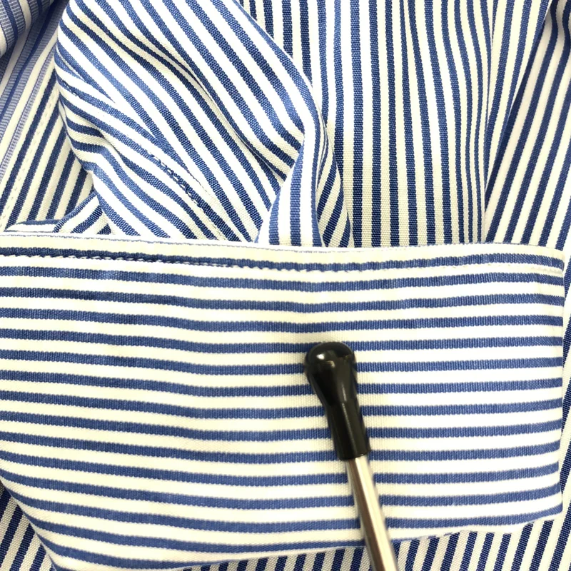 COMME des GARCONS SHIRT / コムデギャルソンシャツ | 2009SS | ストライプ 切替 アシンメトリー シャツ | S | メンズ