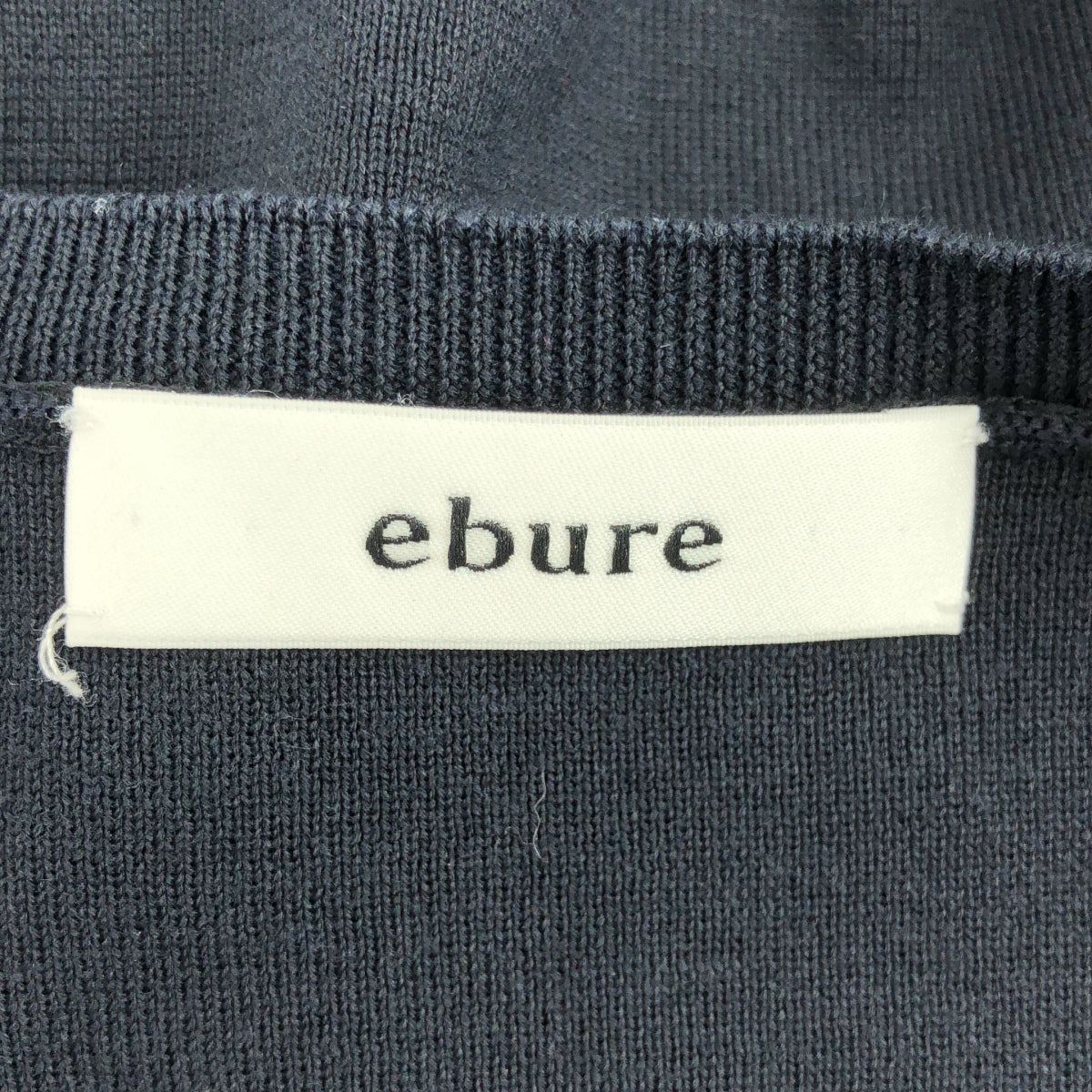 ebure / エブール | コットン シルク ニットTシャツ | F | レディース ebure / エブール | コットン シルク ニットTシャツ | F | レディース