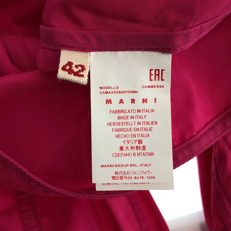 MARNI / マルニ | ボリュームスリーブ バックジップ ブラウス | 42 | レディース