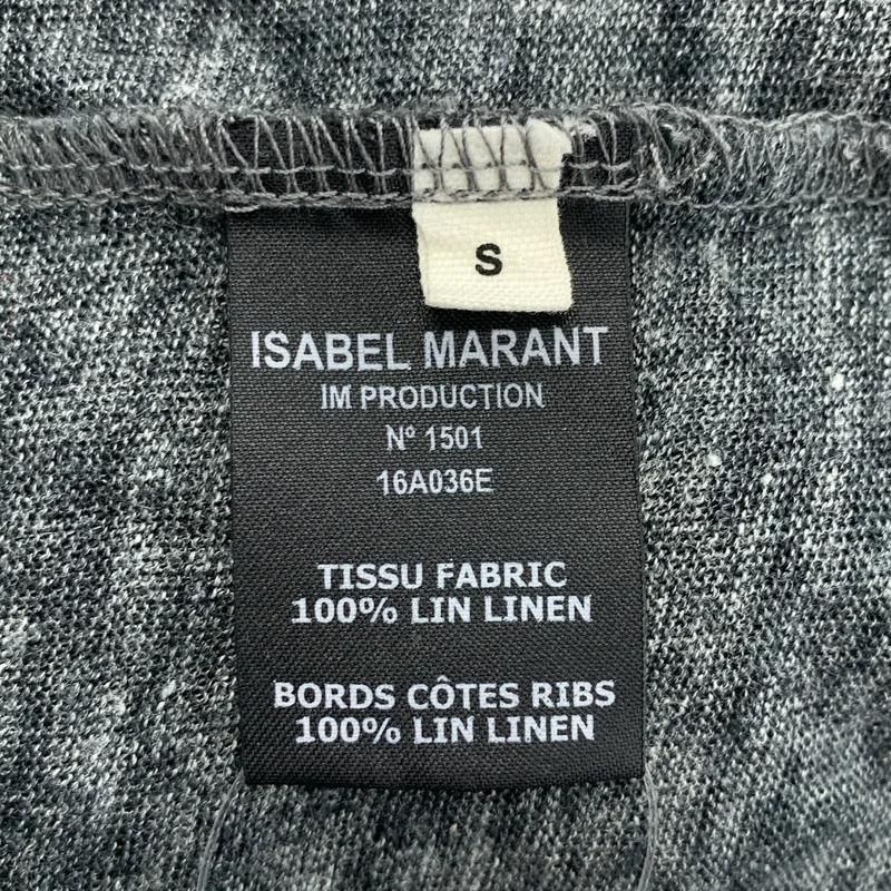 ISABEL MARANT ETOILE / イザベルマランエトワール | リネン プルオーバー  クルーネックニット | S | レディース