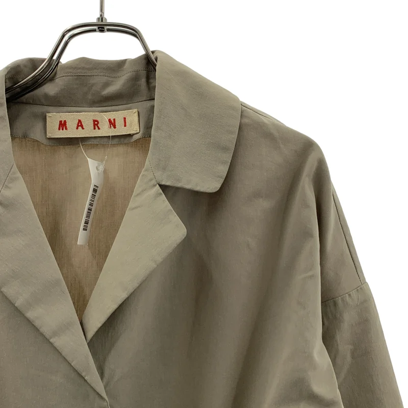 MARNI / マルニ | コットン ナイロン ベルテッド ジャケット | 40 | レディース