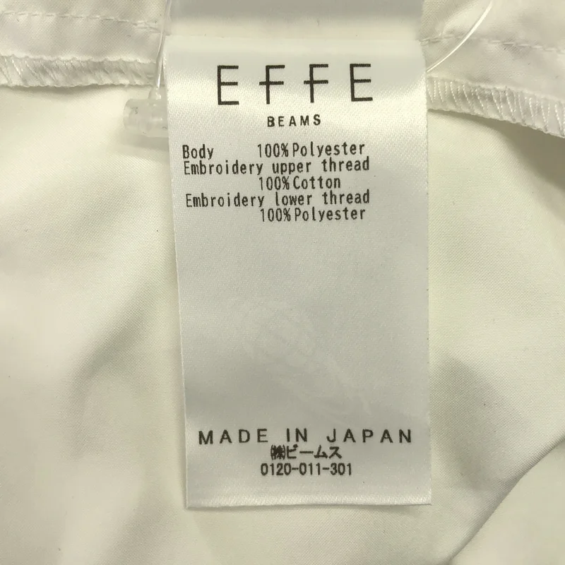 BEAMS / ビームス | EFFE / カラー コンビ エンブロイダリー ブラウス シャツ |
