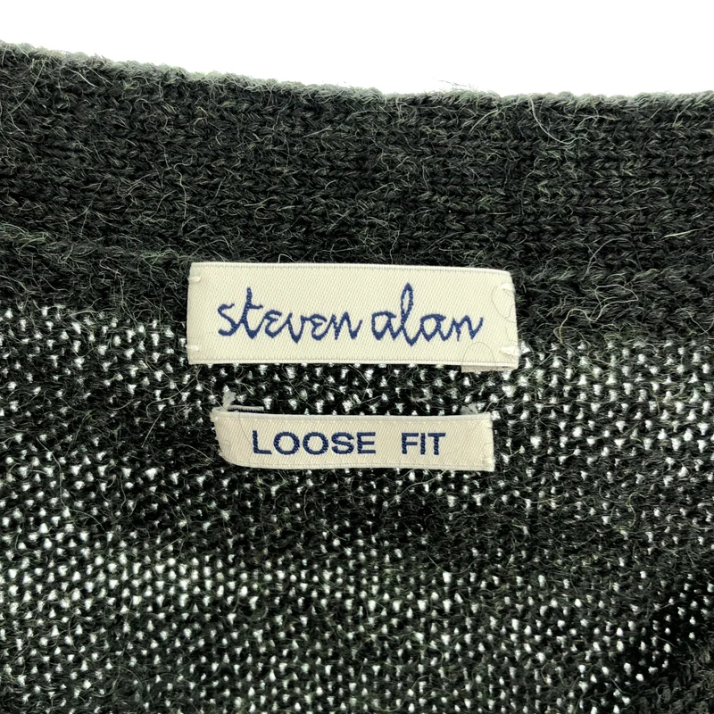 steven alan / スティーブンアラン | SHET SHAGY CARDIGAN-LOOSE / ウール ルーズフィット シャギーニットカーディガン | M | メンズ
