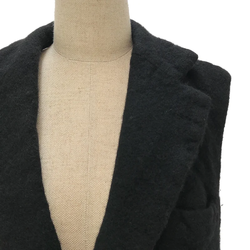 COMME des GARCONS / コムデギャルソン | 2017AW | ウール 製品加工 フリル装飾 ジャケットベスト ジレ | M | レディース