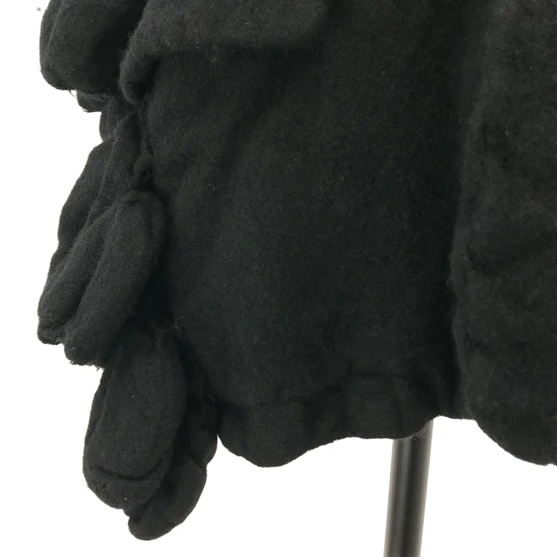 COMME des GARCONS / コムデギャルソン | 2017AW | ウール 製品加工 フリル装飾 ジャケットベスト ジレ | M | レディース