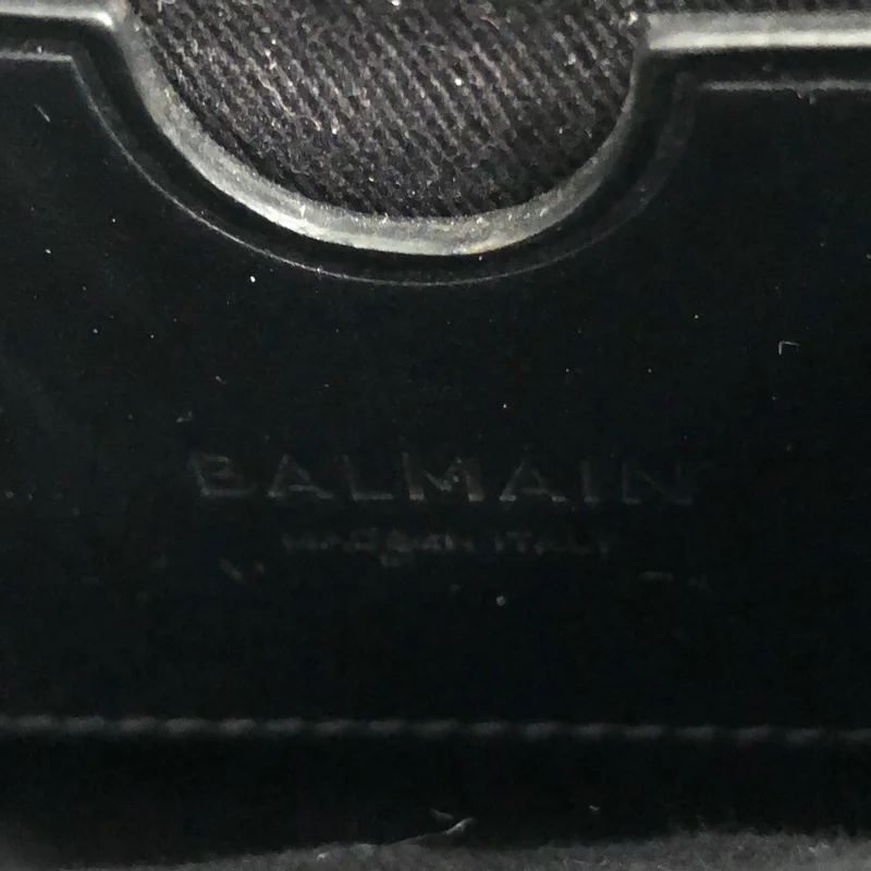 BALMAIN / バルマン | BLAZE レザー メッシュ切り替え メタルバックル メッセンジャーバッグ |