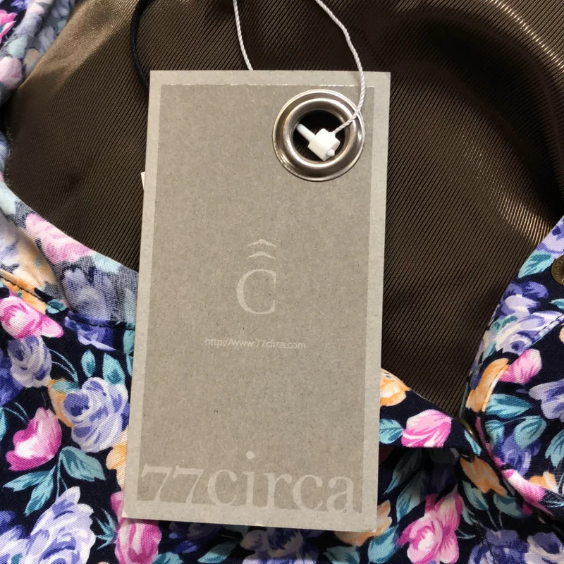 77 circa / ナナナナサーカ | circa make flower pattern s/s all in one / フラワープリント パッチワーク オールインワン | ONE | レディース