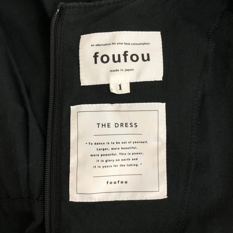 foufou / フーフー | THE DRESS#29 raglan sleeves tiered dress ワンピース | 1 | レディース