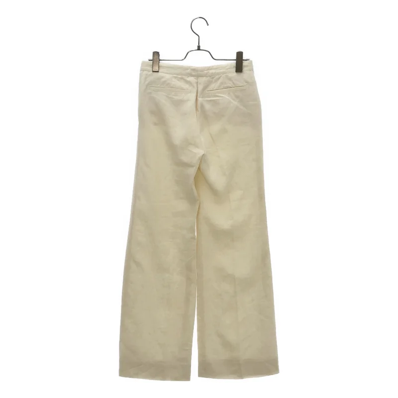 BALENCIAGA / バレンシアガ | リネン ブーツカット スラックスパンツ | 34 | レディース