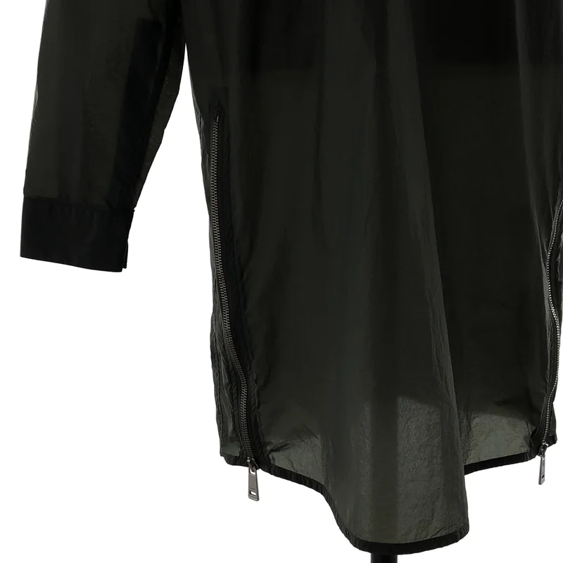 JIL SANDER / ジルサンダー | 2018SS | ナイロン サイドジップ プルオーバーシャツワンピース | 38/15 | レディース