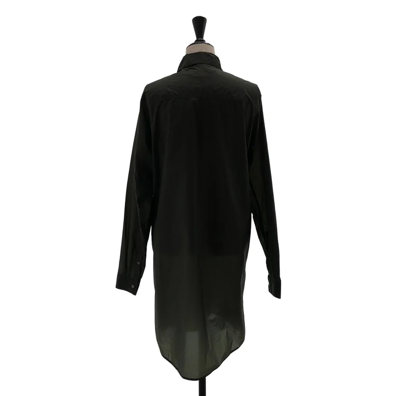 JIL SANDER / ジルサンダー | 2018SS | ナイロン サイドジップ プルオーバーシャツワンピース | 38/15 | レディース
