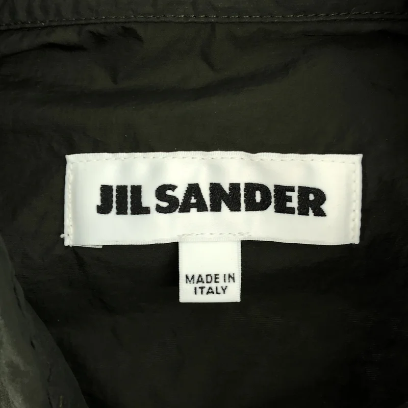 JIL SANDER / ジルサンダー | 2018SS | ナイロン サイドジップ プルオーバーシャツワンピース | 38/15 | レディース