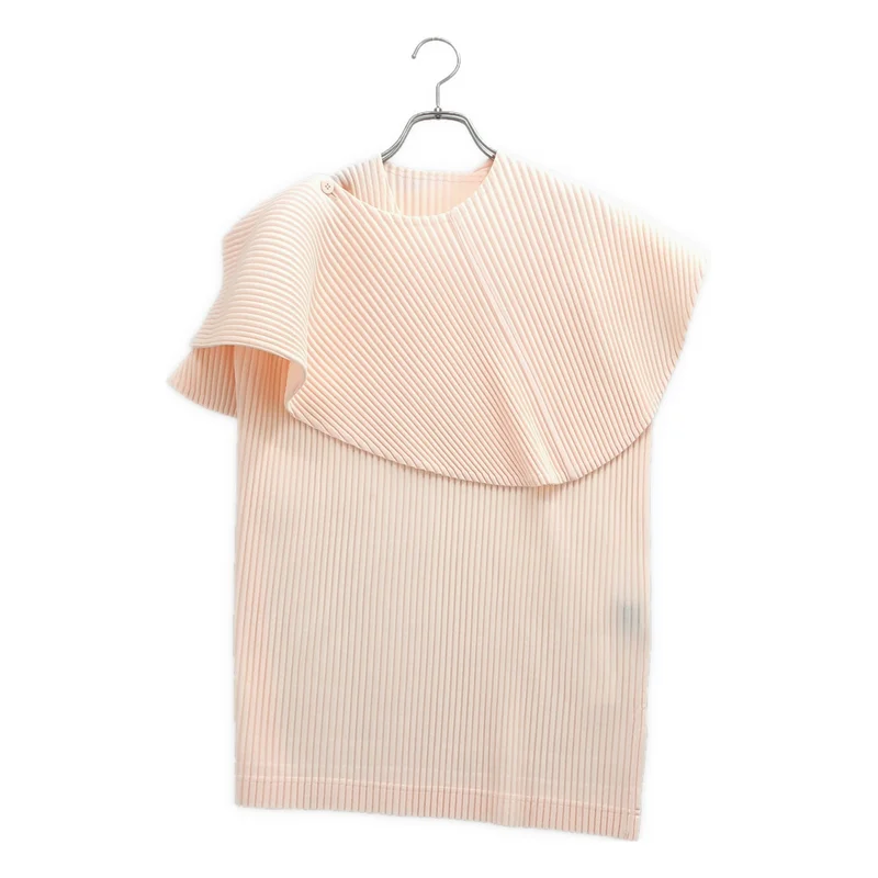 HOMME PLISSE ISSEY MIYAKE / オムプリッセイッセイミヤケ | 2026SS | MONTHLY COLORS JANUARY スカーフラップ プリーツカットソー | ２ | メンズ