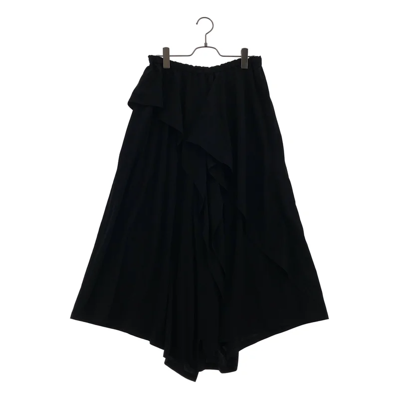 Y's / ワイズヨウジヤマモト | TA/PE CREPE DE CHINE RUFFLE PANTS YA-P06-500 | 2 | レディース