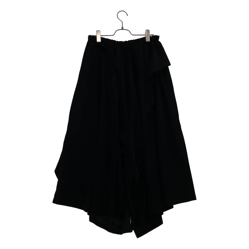 Y's / ワイズヨウジヤマモト | TA/PE CREPE DE CHINE RUFFLE PANTS YA-P06-500 | 2 | レディース