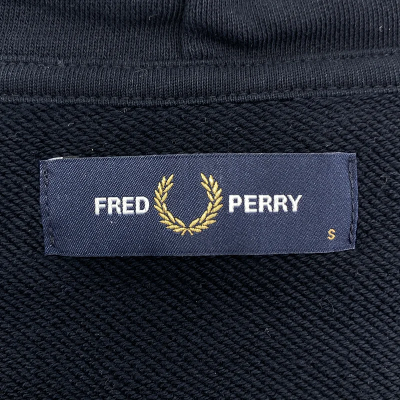 FRED PERRY / フレッドペリー | コットン ワンポイントロゴ スウェット フーディ | S | レディース