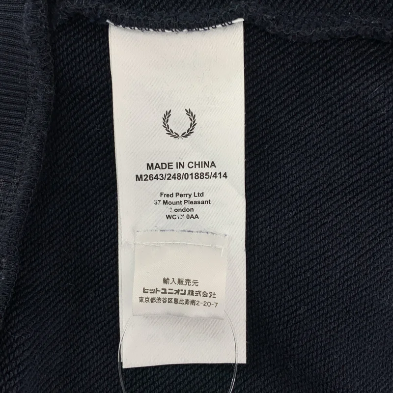 FRED PERRY / フレッドペリー | コットン ワンポイントロゴ スウェット フーディ | S | レディース