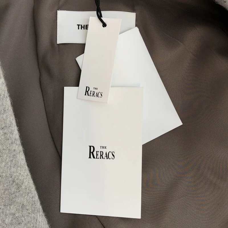 THE RERACS / ザリラクス | 2025AW | ウールメルトン ピークドラペル チェスターコート | 36 | レディース