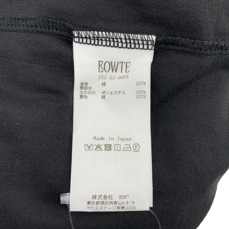 BOWTE / バウト | 2025AW | PADDED SHOULDER T-SHIRT Tシャツ | F | レディース