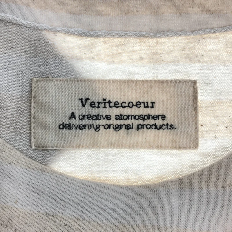 veritecoeur / ヴェリテクール | ボーダー 七分袖ワンピース | F | レディース