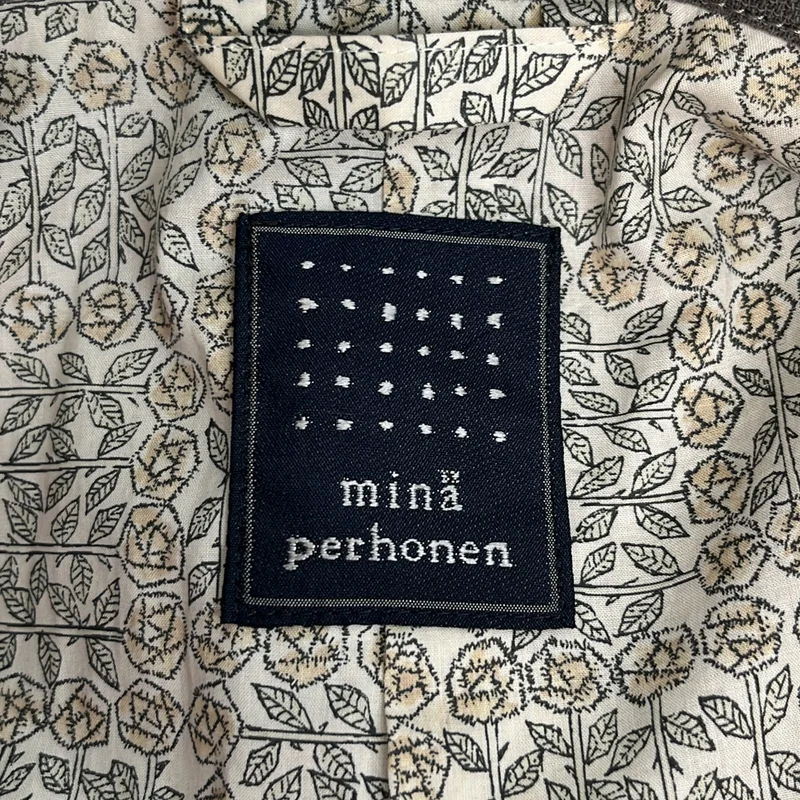 mina perhonen / ミナペルホネン | silent ウール ステンカラーコート | 38 | レディース