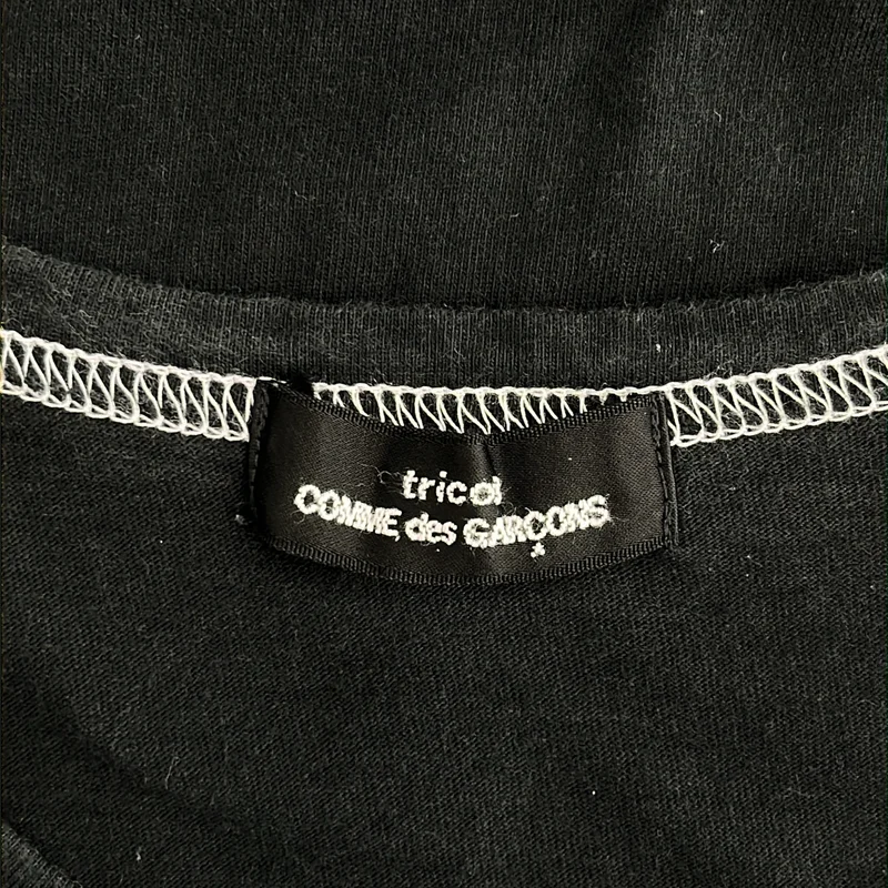 tricot COMME des GARCONS / トリココムデギャルソン | 2004SS | ホワイトステッチ ノースリーブカットソー |