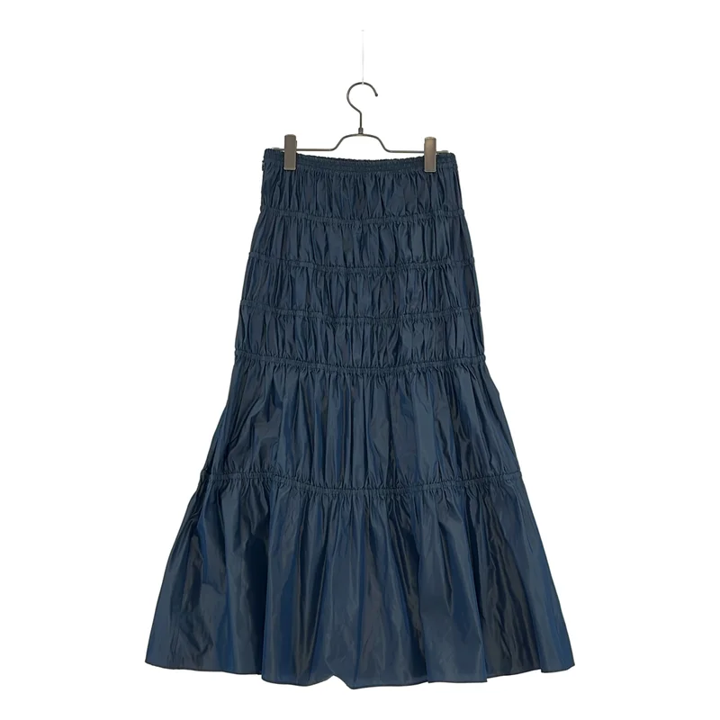 LOEFF / ロエフ | グロッシー タフタ ギャザースカート | 1 | レディース