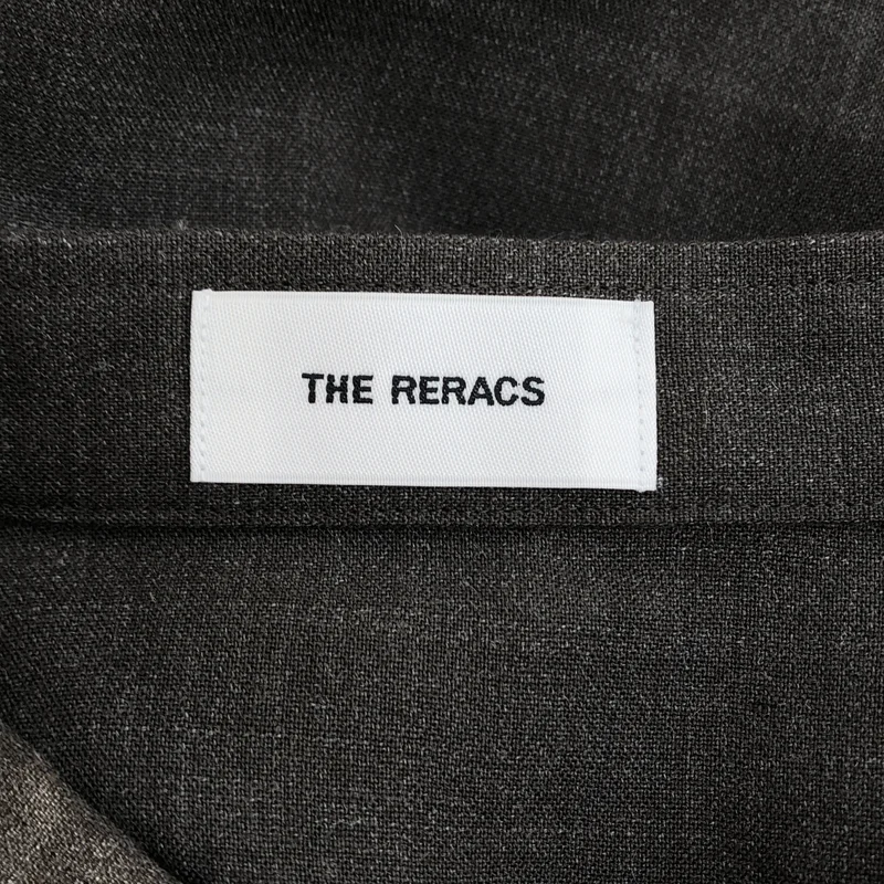 THE RERACS / ザリラクス | 2026SS | SILK/RAMIE PLAIN WEAVE FRONT TUCK POLO DRESS / シルク リネン フロントタック ポロワンピース | 38 | レディース